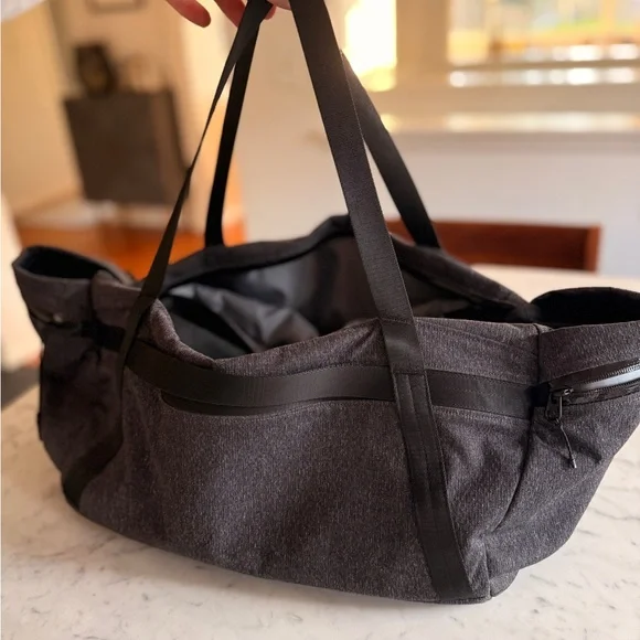 lululemon athletica Black and Gray Duffel Bag - Picture 6 of 7